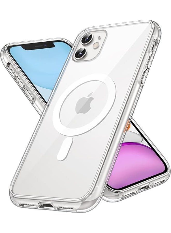 جراب هاتف شفاف لهاتف آيفون 11 من آبل | غطاء حماية نحيف | جراب خلفي مقاوم للصدمات | تصميم شفاف مقاوم للخدوش | حماية يومية خفيفة الوزن